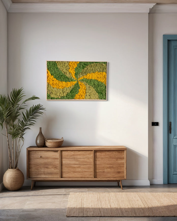 premium slika iz mahu jelenov lišaj reindeer moss picture iko9 živa slika žive slike living wall